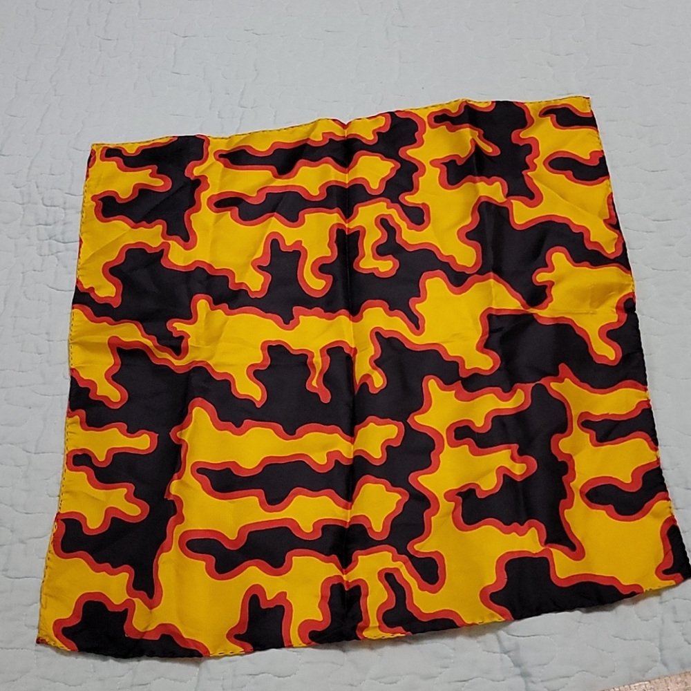 Vintage Ray Strauss Silk Handkerchief or Square - Picture 2 of 4